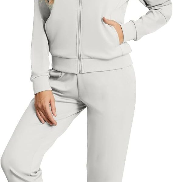 Dames trainingspak 2-delig, lange mouwen, ritssluiting
