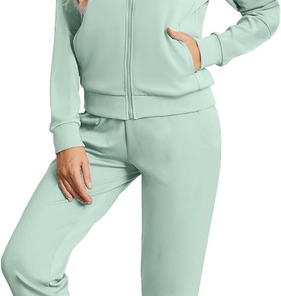 Dames trainingspak 2-delig, lange mouwen, ritssluiting