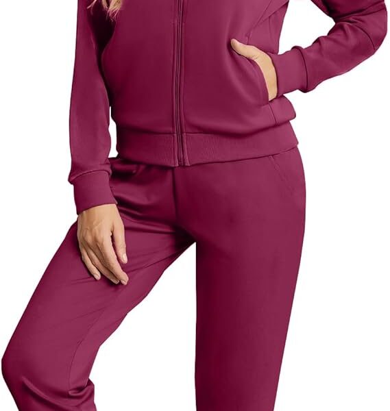 Dames trainingspak 2-delig, lange mouwen, ritssluiting