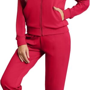 Dames trainingspak 2-delig, lange mouwen, ritssluiting