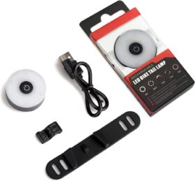 Daffodil Led-fietsachterlicht met USB-aansluiting