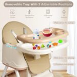 3-in-1 Hoge Stoel, Babyzitje, Tafel & Loopwagen