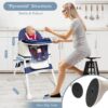 3-in-1 Hoge Stoel, Babyzitje, Tafel & Loopwagen