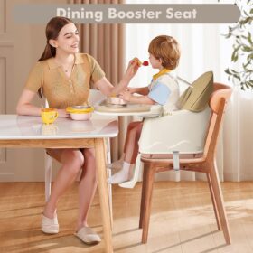 3-in-1 Hoge Stoel, Babyzitje, Tafel & Loopwagen