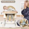 3-in-1 Hoge Stoel, Babyzitje, Tafel & Loopwagen