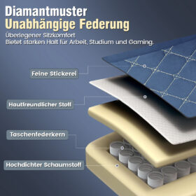 Gaming Stof Gaming Stoel Ergonomische Bureaustoel PC Stoel