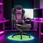 Ergonomische Gamingstoel met Ottomaan Armleuningen