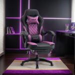 Ergonomische Gamingstoel met Ottomaan Armleuningen