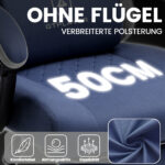 Ergonomische Gaming & Bureaustoel met Uitschuifbare Voetensteun