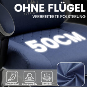 Ergonomische Gaming & Bureaustoel met Uitschuifbare Voetensteun