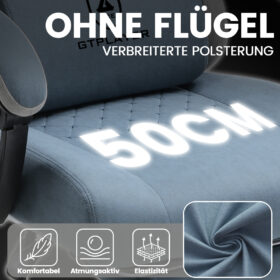 Ergonomische Gaming & Bureaustoel met Uitschuifbare Voetensteun