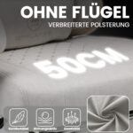 Ergonomische Gaming & Bureaustoel met Uitschuifbare Voetensteun