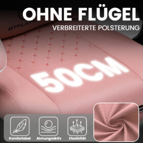 Ergonomische Gaming & Bureaustoel met Uitschuifbare Voetensteun