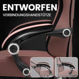 Ergonomische Gaming & Bureaustoel met Uitschuifbare Voetensteun