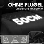 Ergonomische Gaming & Bureaustoel met Uitschuifbare Voetensteun