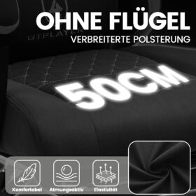 Ergonomische Gaming & Bureaustoel met Uitschuifbare Voetensteun