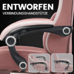 Ergonomische Gaming & Bureaustoel met Uitschuifbare Voetensteun