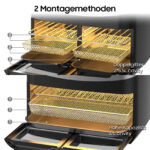 12L Hot Air Fryer Dubbele Kamer Airfryer