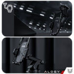 Alogy 3-in-1 Autohouder voor Voorruit of Dashboard