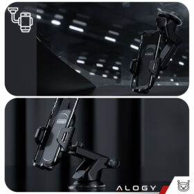 Alogy 3-in-1 Autohouder voor Voorruit of Dashboard