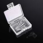 12 Stuks Stalen Darttips Met 20 Stuks Rubberen Ringen