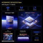ACEMAGIC 16,1" Gaming Laptop met AMD Ryzen 7