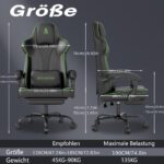 Een ergonomische gamingstoel met verstelbare rugleuning