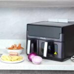 10L Luchtfriteuse-oven met dubbele mand