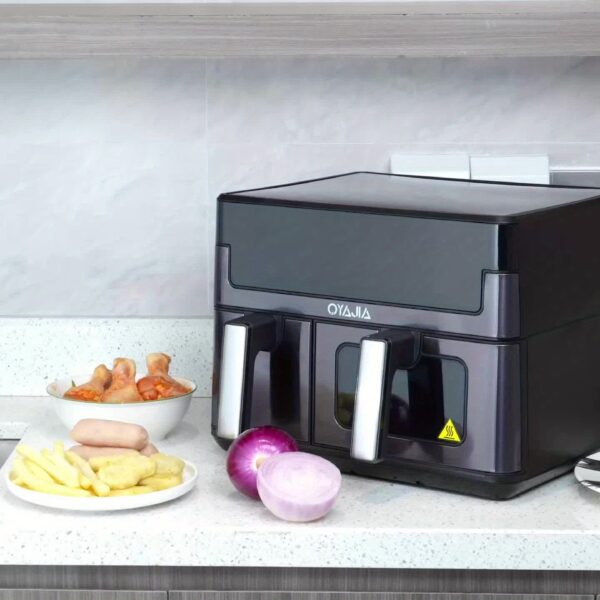 10L Luchtfriteuse-oven met dubbele mand