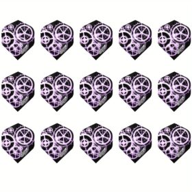 15-Pack Dart Flights met 5 Verschillende Designs