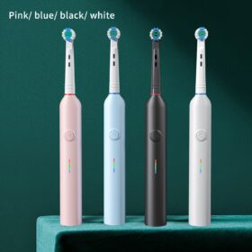 2-Pack USB-C Oplaadbare Elektrische Tandenborstel Reisetui