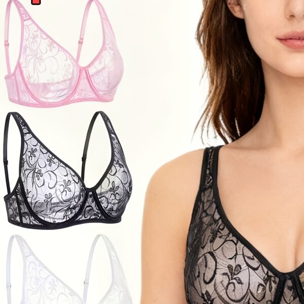 product-fancy-1beec257-28a0-451f-8a92-62712e185054 Pak van 3 Dames BH's met Beugel