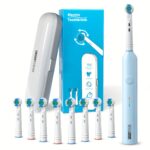 2-Pack USB-C Oplaadbare Elektrische Tandenborstel Reisetui