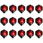 15-Pack Dart Flights met 5 Verschillende Designs