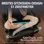 Een ergonomische gamingstoel met verstelbare rugleuning