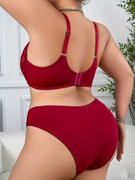 6-delig Dames Plus Size Sexy Lingerie Set