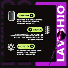 22 gram Trecynd Darts met Metalen Punt