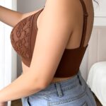 4 stuks kanten borduurwerk plus size bh