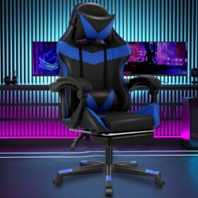 Gaming Stoel, Bureaustoel Uitgerust met Lendensteun
