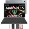 Xgody 4G LTE Tablet Android 15 met SIM en WiFi