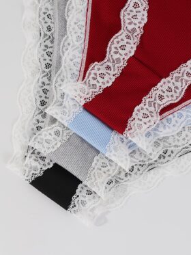 16-delige Sexy Deep-V Elegante Kanten Dames BH Set Verstelbare Bandjes