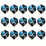 15-Pack Dart Flights met 5 Verschillende Designs