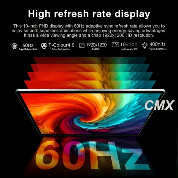 10 Inch Android 15 Tablet PC 2-in-1 Pad