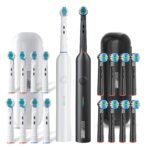 2-Pack USB-C Oplaadbare Elektrische Tandenborstel Reisetui