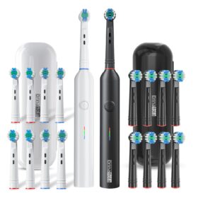 2-Pack USB-C Oplaadbare Elektrische Tandenborstel Reisetui