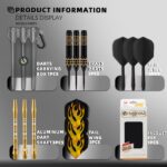 25g 1-delige koperen dartset met aluminium schacht en flight