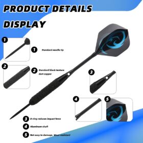 Een 24-gram ijzeren dartset