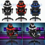 Gaming Stoel, Bureaustoel Uitgerust met Lendensteun
