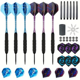 Stalen Dart Set, met 6 Professionele 24G Darts