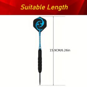 Stalen Dart Set, met 6 Professionele 24G Darts